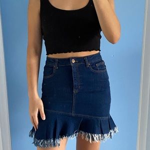 denim skirt